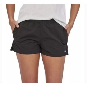 Patagonia Women's Black Barely Baggies Shorts 2.5" size S